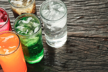 Soft drinks and fruit juice mixed with soda high in sugar have a negative effect on physical health