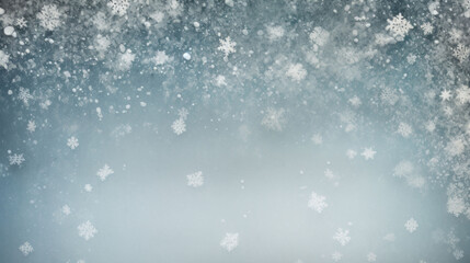 冬と、雪の結晶のイメージ　image of winter and snowflakes - obrazy, fototapety, plakaty