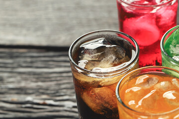 Soft drinks and fruit juice mixed with soda high in sugar have a negative effect on physical health
