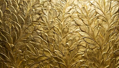 wall made of gold texture background
