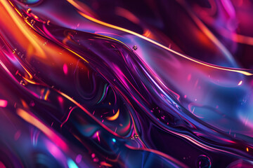 Stylish colorful gradient fluid twisted channel abstract element background