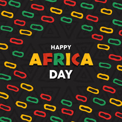 Africa day tribal art icons celebrating African unity . Eps 10 vector ilustration