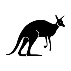 kangaroo vector icon