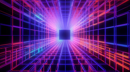 Surrealistic quantum neon membrane