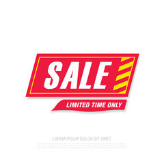 sale banner layout design vector illustration