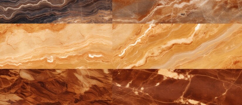 An image featuring a detailed view of a marble surface with various colors and patterns