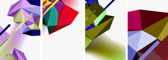 Minimal geometry. Circle, line and square design. Trendy techno business template for wallpaper, banner, background or landing