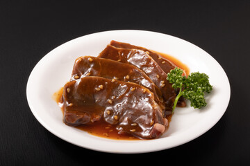 牛ハツ　焼肉用　味付け（ジャン）