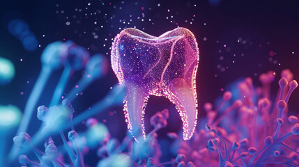National Love Teeth Day, protect teeth and pay attention to oral health medical background image