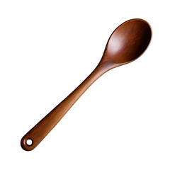 Wooden Spoon on Transparent background PNG Generative AI