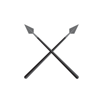 Spear Vector icon design illustration