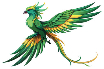 agnifique-petit-oiseau--vert-jaune-iris-ailes-ou.eps