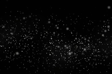 white speckles on a black background