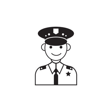 Police Vector icon design illustration