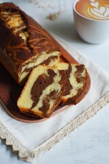 homemade marble cake 