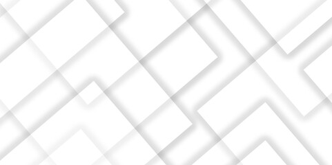 Abstract white and grey modern minimalistic pale geometric pattern background. square shapes in random geometric pattern background. business concept idea for poster, template on web, backdrop.