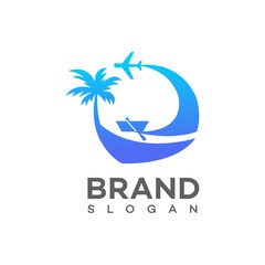 Air travel logo Icon Brand Identity Sign Symbol Template