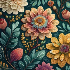 Möbelaufkleber a delicate floral pattern © 재영 조