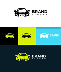 Car travels logo Icon Brand Identity Sign Symbol Template
