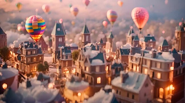 A Whimsical City Takes to the Skies