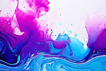 Masterpiece of Swirling Colors on Turbulent Flow