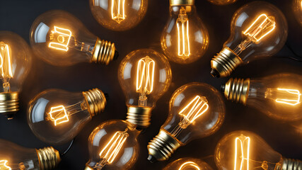 AI generated  light bulb image.  concept with light bulb