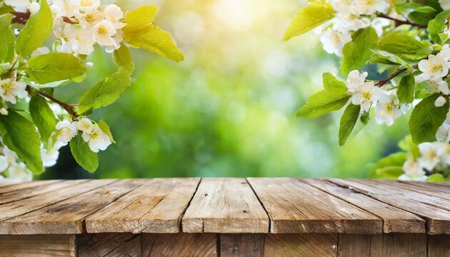 table background and spring time