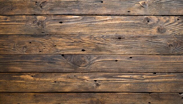 vintage brown wood background texture with knots and nail holes old painted wood wall brown abstract background vintage wooden dark horizontal boards front view with copy space background for des