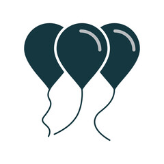 Balloon logo simple vector