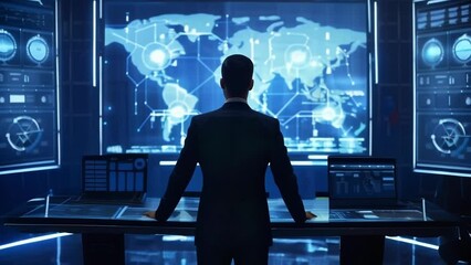 An entrepreneur confidently presenting a datadriven business plan to venture capitalists highlighting the use of predictive analytics for informed decision making.