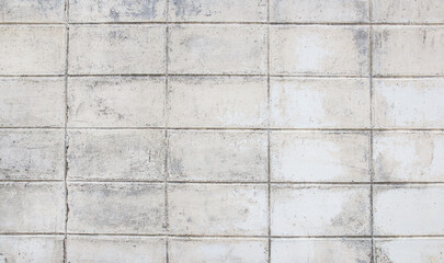 White grunge brick wall background