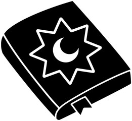 Al illustration quran silhouette islamic logo muslim icon arabic outline holy ramadan culture islam religion religious mosque allah arab shape prayer pray mubarak for vector graphic background
