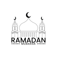 Collection of modern style Ramadan Mubarak greeting cards with retro Boho design. Ramadan Kareem. Islamic greeting card template with ramadan for wallpaper design. 
