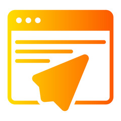 send gradient icon