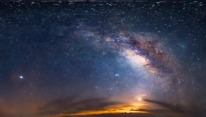Fototapeten 360 degree full sphere panoramic space background with starfield and nebula equirectangular projection environment map hdri spherical panorama © Heaven