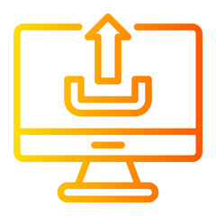 upload gradient icon