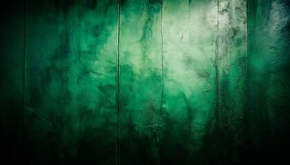 green dark grunge concrete texture wall background