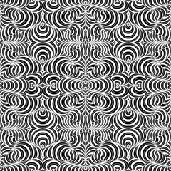 Abstract, Doodle, Doodle abstract lines consist of white lines, line patterns, art, white lines with black background.