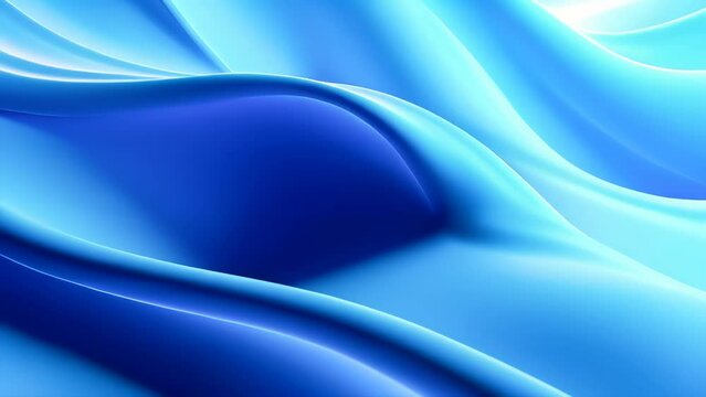 Abstract blue and white wavy background