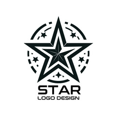 Obraz premium Star Vector Logo Design