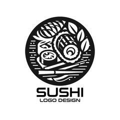 Sushi Vector Logo Design