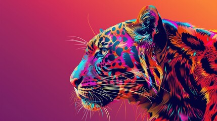 Dynamic Depictions: Bright and Colorful Animal Portraits for Every Taste
