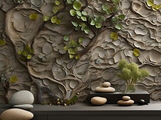 Explore the rough, tactile surfaces of tree bark, the delicate patterns of leaves.