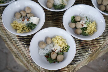 Meatball or Bakso is Javanese Traditional Food from Indonesia