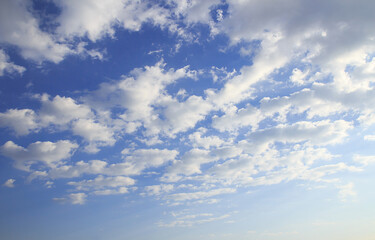 Obraz premium Blue sky and white cloud