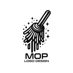 Mop Vector Logo Design