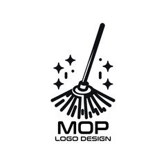 Mop Vector Logo Design
