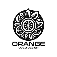 Orange Vector Logo Design