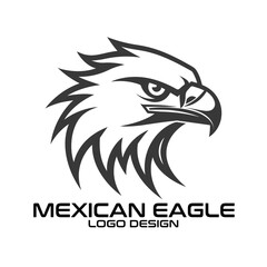 Mexican Eagle Vector Logo Design