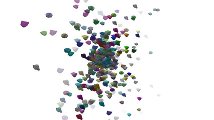 background with splashes